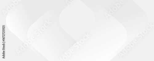 Abstract white and gray background with modern striped design and geometric round shapes. Vector illustration perfect for banners, posters, and digital designs.