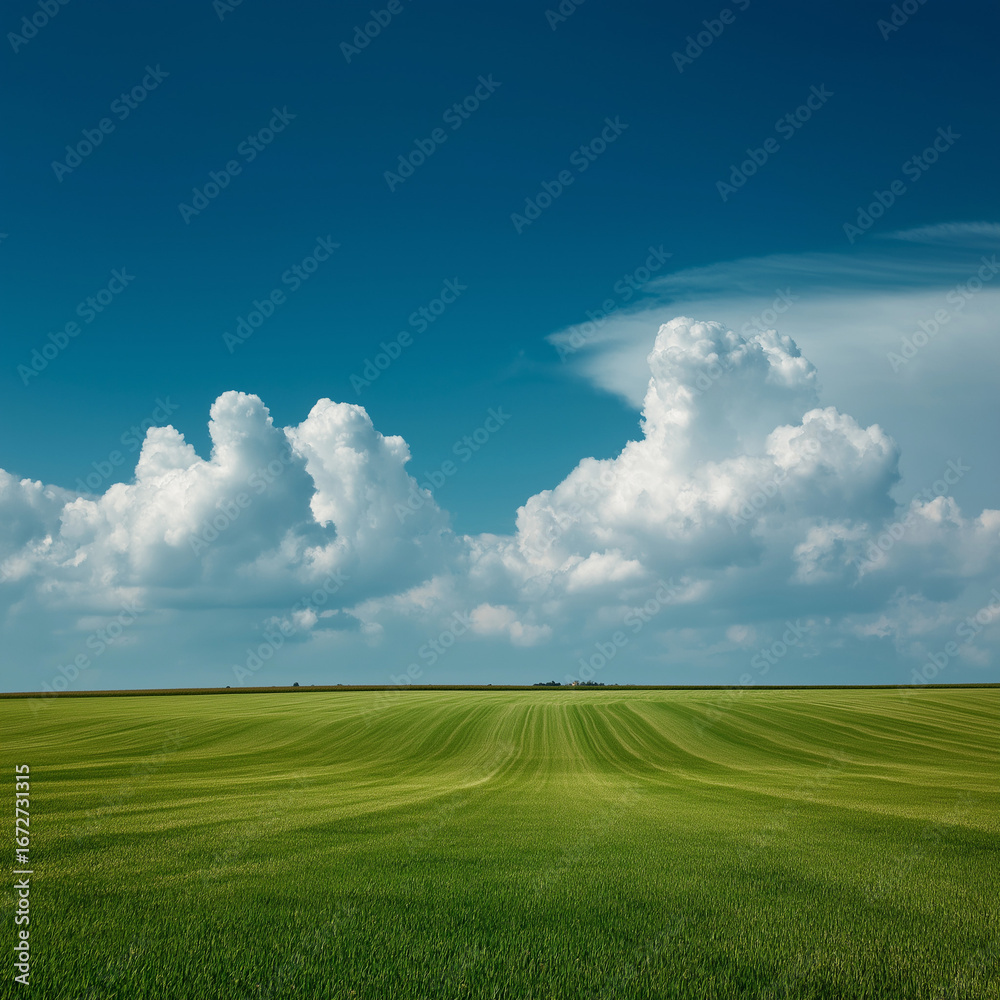 Fototapeta premium Countryside farmland view