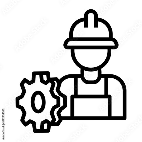 construction Line Icon