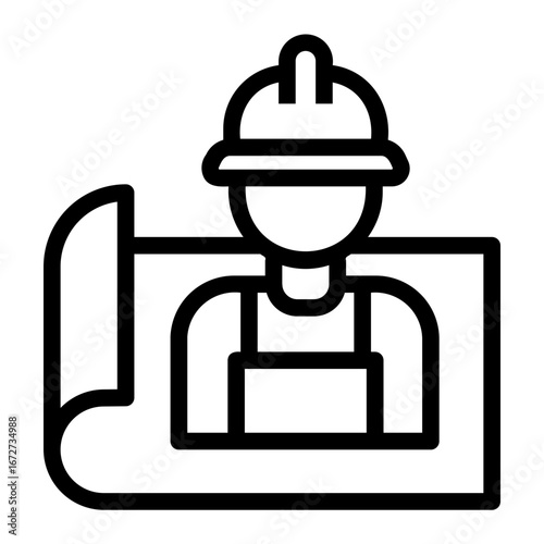 construction Line Icon