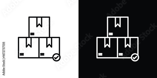 Inventory icon vector illustration for app ui.