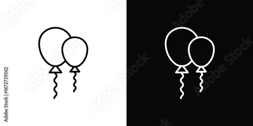 Balloons icon vector illustration for app ui.