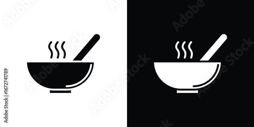 Soup icon symbol sign vector design