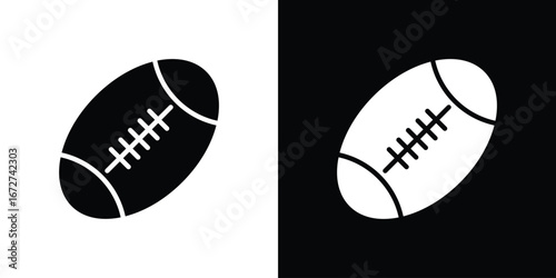 Rugby icon symbol sign vector design
