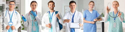 Collage of different doctor...