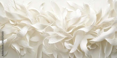 explore Abstract White Petals, a Gentle touch of Texture and Neutral Tone