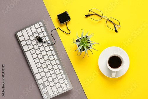Composition with keyboard, ...