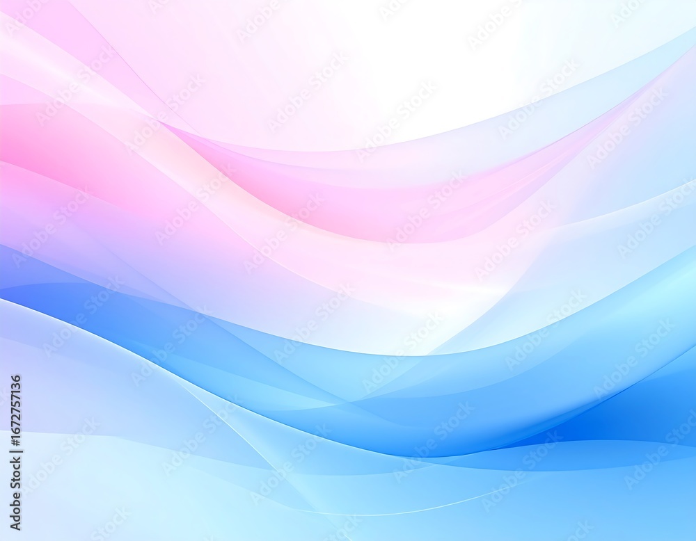 Obraz premium Abstract soft pastel waves