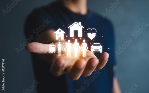 Comprehensive digital protection for your future and loved ones, ensuring peace of mind for home, family, health, and transport assets through modern security solutions