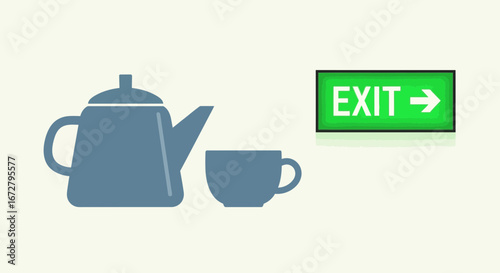 Conceptualizing A Surreal Departure From Teatime, Focusing On Escape And Visual Metaphor