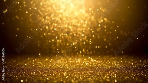 Wallpaper Mural Golden Glitter Background, Sparkling, Luxurious, Dynamic, Festive Torontodigital.ca