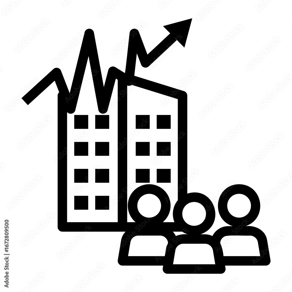 Fototapeta premium success Line Icon