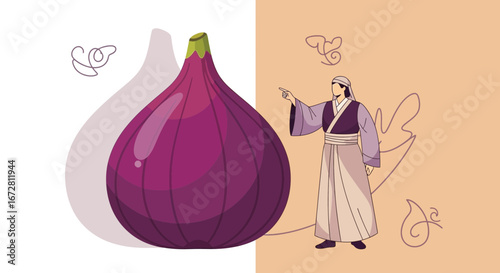 Fig And Figure Presentation: An Artistic Conceptualization Of Fruits And Persons