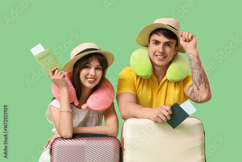 Couple of tourists with pas...