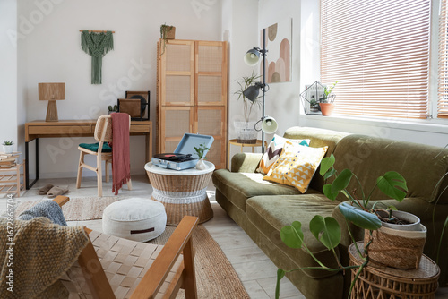 Interior of living room wit...