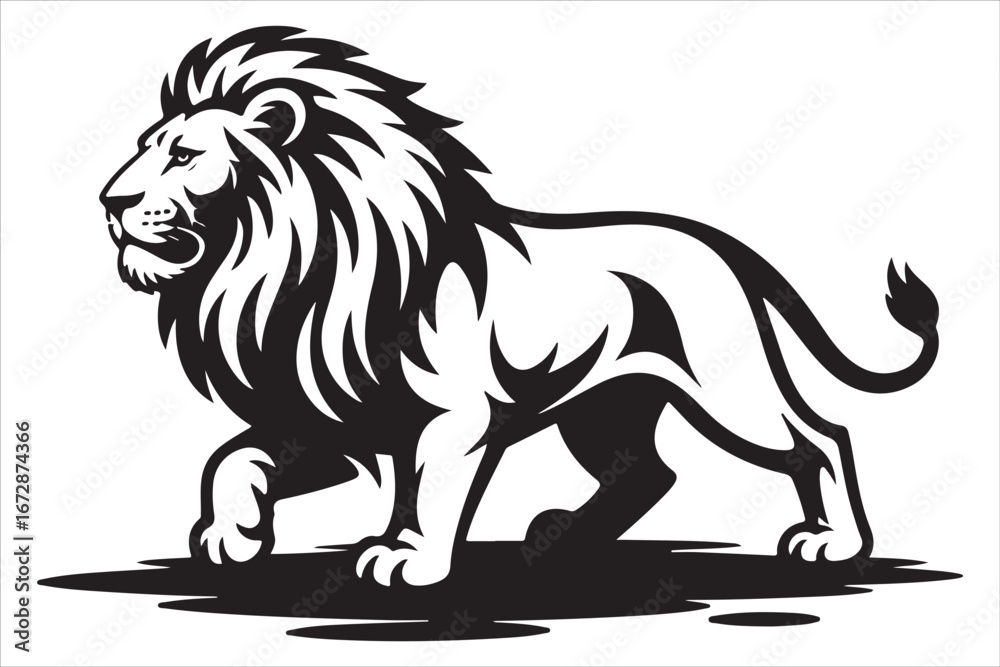 Fototapeta premium Shopping Silhouettes Vector – People with Bags and Carts Illustration