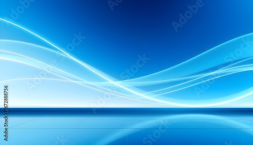 Future Blue Background_Light Stem Effect