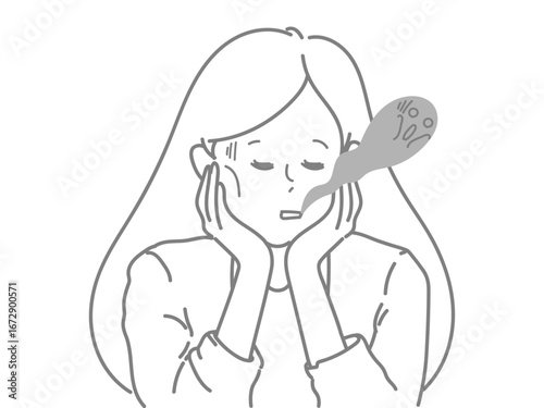 女性　イラスト