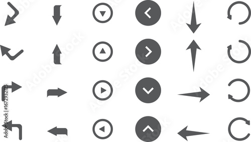 vector set of arrows