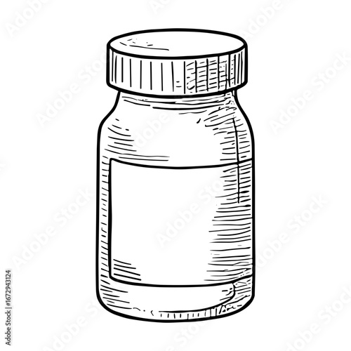 Medium Medicine Jar