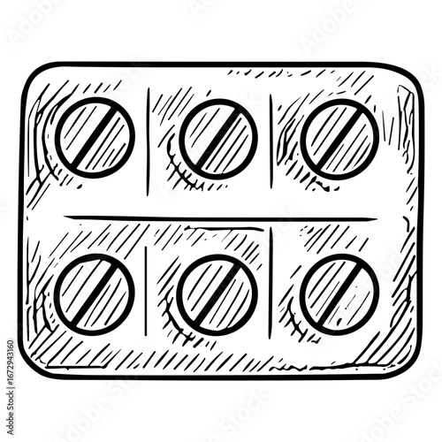 SixPill Blister Pack