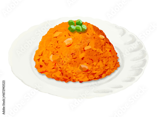 チキンライス（グリンピース付き）スプーンなし