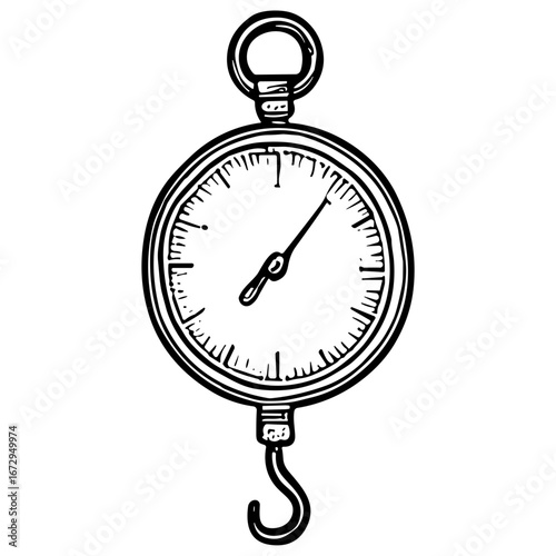 Hanging Dial Spring Scale
