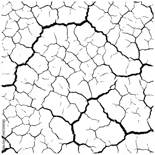 Dry Cracked Earth Texture Background for Dramatic Visuals