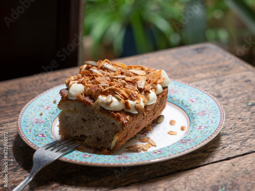 マレーシアのカフェの自家製パウンドケーキ