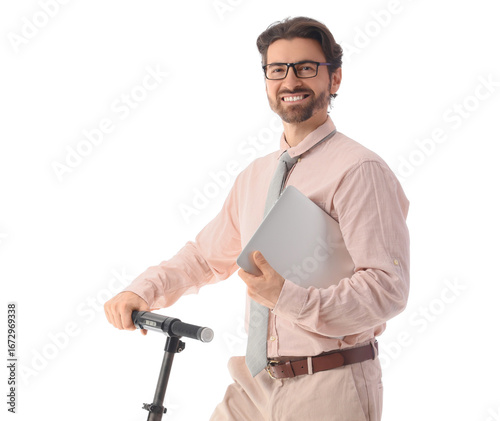 Handsome businessman with l...