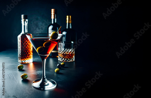 Wallpaper Mural Cocktail background, at the bar. Torontodigital.ca
