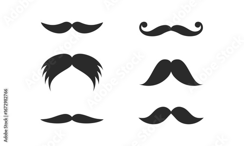 Simple Moustache logo	
