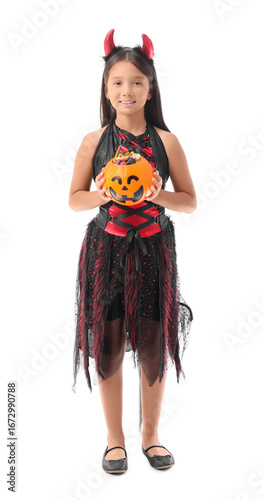 Cute Asian girl dressed for...