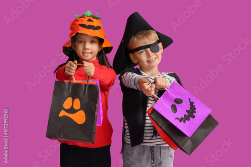 Little children dressed for...