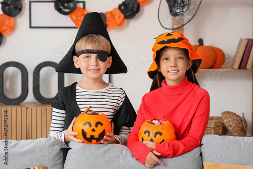 Little children dressed for...