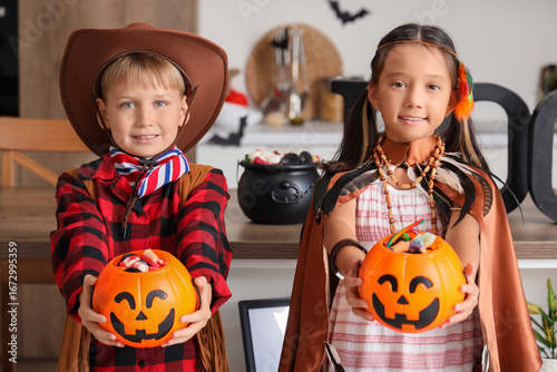 Little children dressed for...