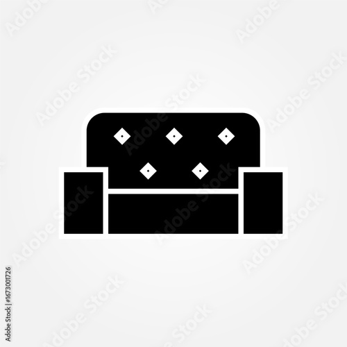 sofa icon symbol illustration vector eps10 logo template design pattern seamless bright minimal design flat design realistic style simple design modern design