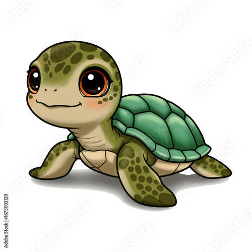 A delightful turtle vector that embodies peace and joy, bringing a soft and comforting feeling.