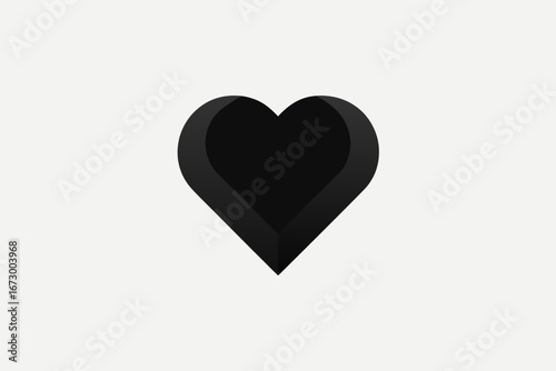 Heart shaped chocolate symbol of love and romance for Valentine's Day
