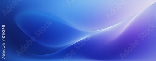 Abstract Gradient Waves in Blue and Purple