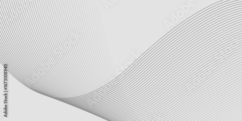 Abstract vector background with black wavy lines. EPS10