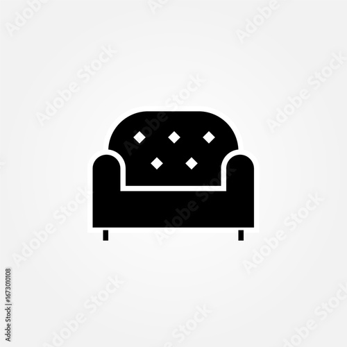 sofa icon symbol illustration vector eps10 logo template design pattern seamless bright minimal design flat design realistic style simple design modern design