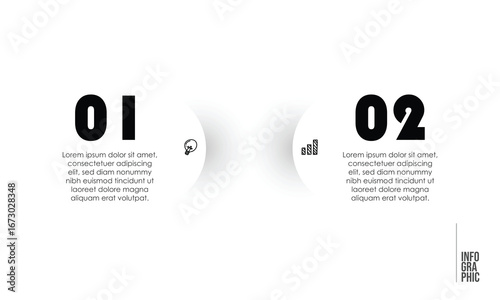 Two-Step Infographic Business Process