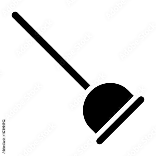 Plunger  Vector Glyph Icon Design