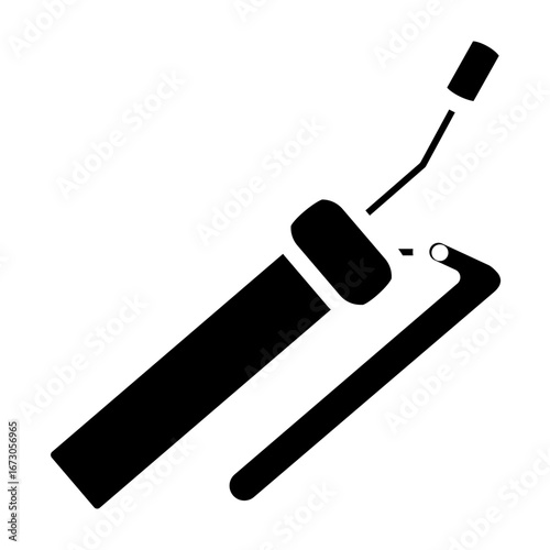 Grease Gun  Vector Glyph Icon Design