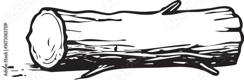 vector illustration of a tree prat