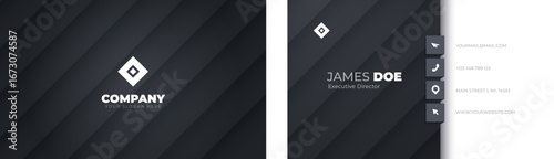 Stylish & Professional sample Business card Design for Company or Personal Identity 