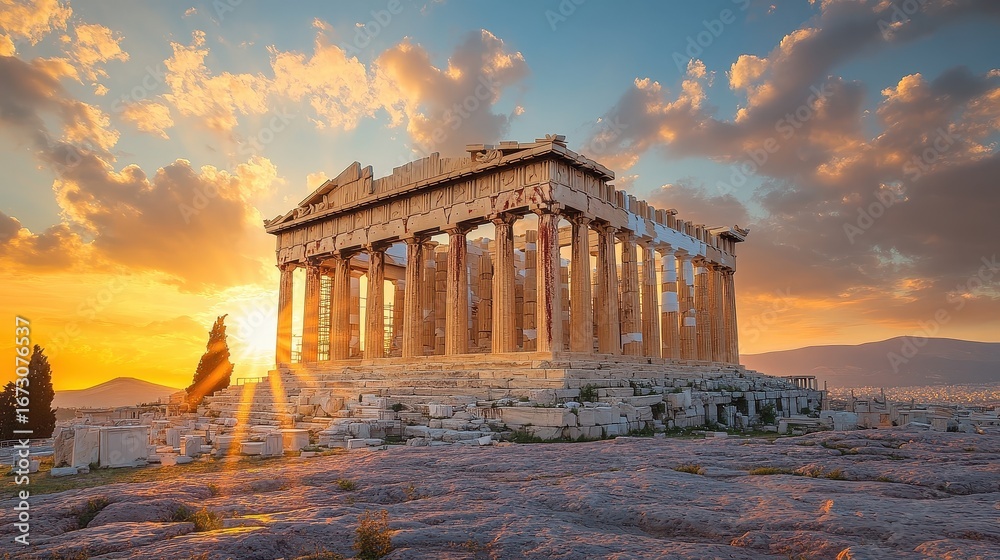 Obraz premium The sky is cloudy