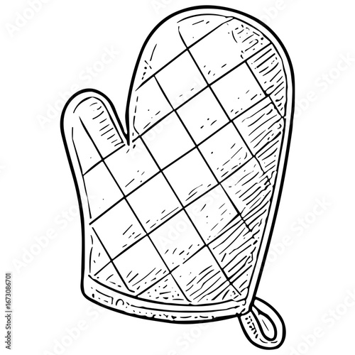 Quilted Oven Mitt