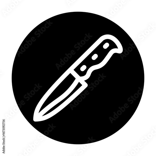 Knife Vector Glyph Icon Design